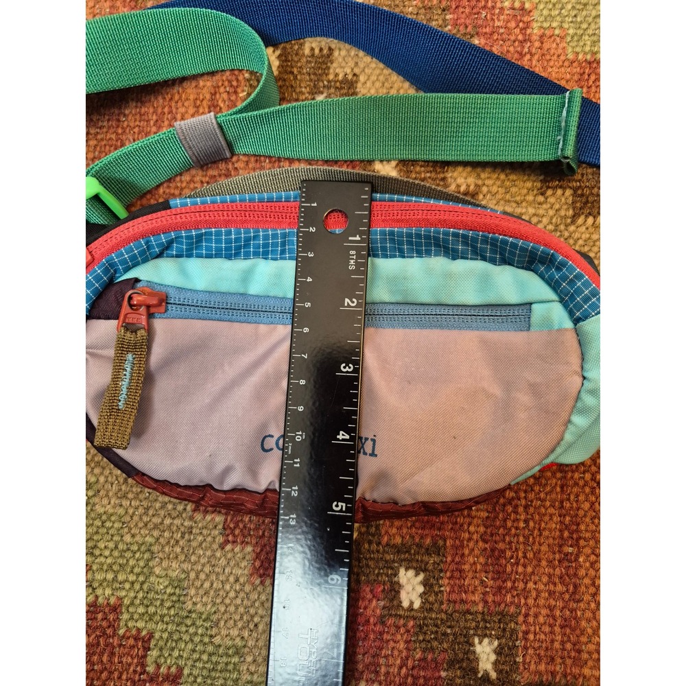 Cotopaxi Kapai 1.5L Hip Pack Del Dia Multicolor Repurposed Nylon Waist Bag - Picture 5 of 12
